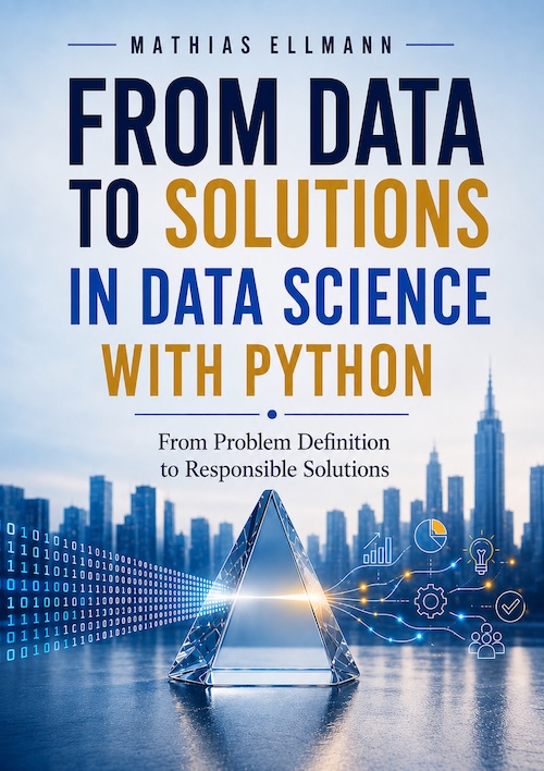Buchcover: From Data to Solutions in Data Science with Python