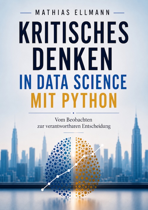 Buchcover Kritisches Denken in Data Science mit Python