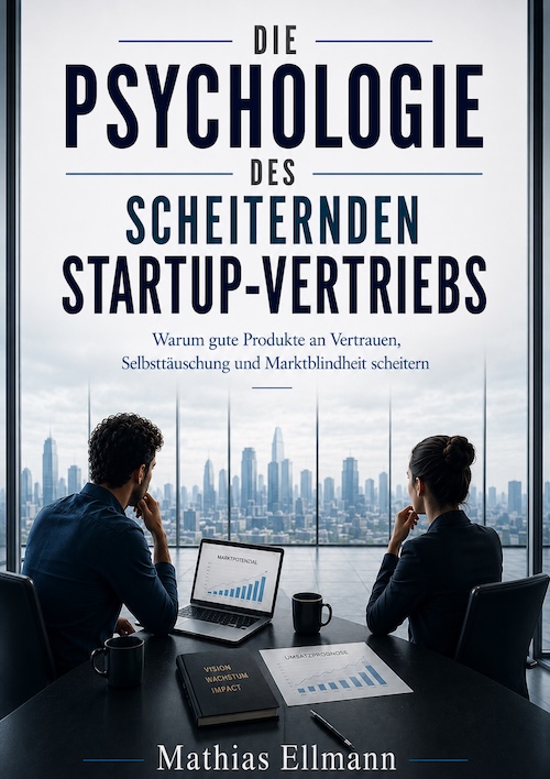 Buchcover Die Psychologie des scheiternden Startup-Vertriebs